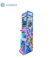 Máquina de garras vertical mini Zormen Source Factory Bluemini Anime Bunny Girl, con luz RGB Macaron y operada con monedas para cajas sorpresa