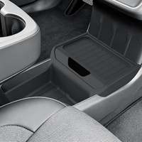Boîte de rangement centrale arrière pour Tesla Model Y, style TPE, plateau de console de voiture, accessoires standard