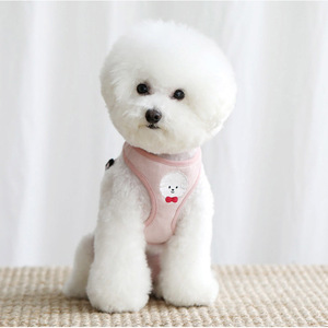 ファッション犬用ハーネスとリーシュセットペット猫用ベストハーネス弓パッド入り中型小型子犬犬チワワヨーキーズパグGフォント - Product Image 2