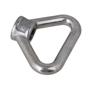 Rigging Hardware eyenut 304 316 Acero inoxidable DIN582 Forma de anillo Tuerca de ojo de elevación roscada ovalada M3 M4 M5 M6