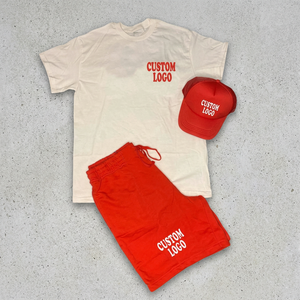 Ensemble 2 pièces décontracté d'été en 100 % coton respirant, t-shirt et short, grandes tailles pour hommes - Vente en gros - Product Image 3
