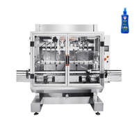 Machine de remplissage et de scellage automatique de liquides sur convoyeur à commande PLC pour applications chimiques et de boissons