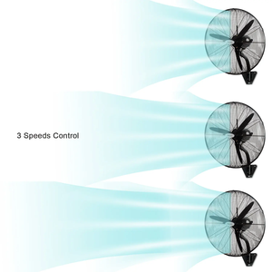 Hot Sale 30 Inch 3 Speed Oscillating Outdoor Commercial Air Cooling Wall Mounted Fan - Product Image 4