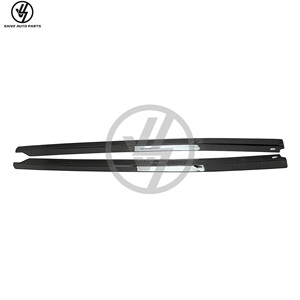 Nouvelle conception de jupes latérales en fibre de carbone pour Audi R8 V10 2016-2018, finition brillante sergé, reproduction fidèle 1:1 - Product Image 6