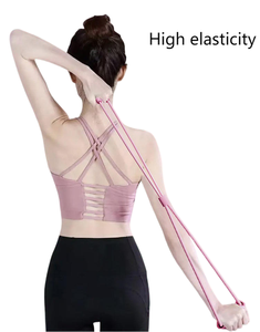 Bande de Résistance en Forme de Huit pour Femmes, Élastique d'Exercice pour Épaules et Dos, Outil de Fitness à Domicile et de Yoga - Product Image 3