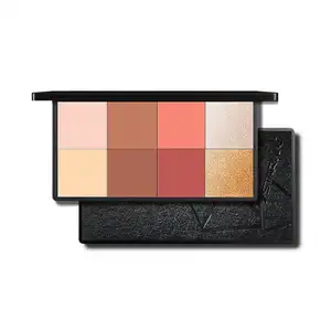 Private Label High Pigmented Diy Wählen Sie Farbe und Palette Make-up Text marker Kontur Bronze Blush Palette