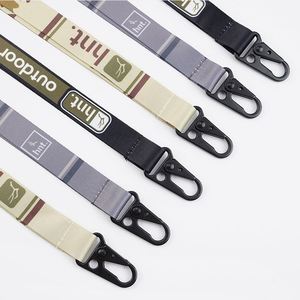 Camouflage Printing Heat Transfer Sublimation Neck Strap <b>Lanyards</b> with Logo Custom - Product Image 2