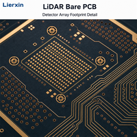 Lierxin Automotive LiDAR Laser Radar Bare PCB untuk Sensor Pengukuran Jarak Optik Aplikasi Elektronik OEM