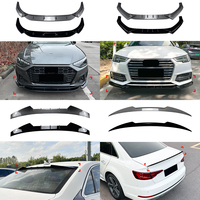 Kit carrosserie AMP-Z pour Audi A4 B9 : Lame de pare-chocs avant, jupes latérales, aileron arrière, diffuseur arrière en ABS