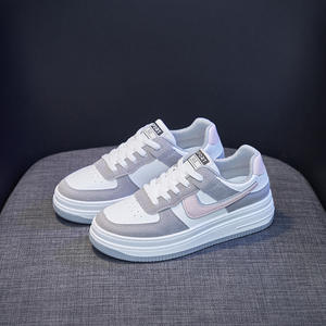 Модные женские кроссовки, Белая обувь для женщин, женская холщовая обувь на танкетке - Product Image 2