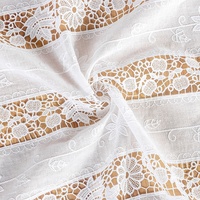 Catégorie (Produits) Robe à bords pompons en tissu de coton pour femmes Dentelle de broderie creuse pour accessoires vestimentaires