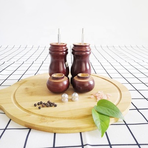 Poivrière <span class=keywords><strong>en</strong></span> <span class=keywords><strong>bois</strong></span> de qualité supérieure Ensemble de <span class=keywords><strong>moulin</strong></span> à <span class=keywords><strong>sel</strong></span> <span class=keywords><strong>et</strong></span> à <span class=keywords><strong>poivre</strong></span> classique de 4 pouces avec noyau <span class=keywords><strong>en</strong></span> céramique - Product Image 5