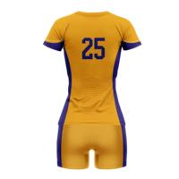 Jersey bola voli kustom dengan tim Nomor nama untuk anak perempuan dan wanita kaos voli pribadi dan celana pendek untuk anak laki-laki