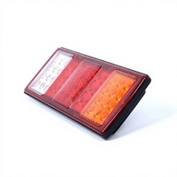 Feu arrière LED 24V pour camion, feu de position latéral 2 pouces, feu combiné arrière pour remorque et véhicule agricole