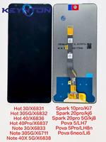 Écran LCD tactile pour téléphone portable Tecno Spark 10 Pro