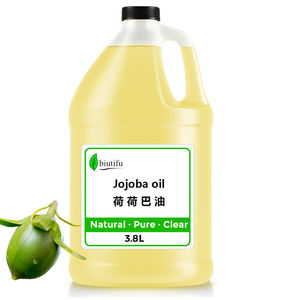 Aceite de jojoba al por mayor para el cuidado de la piel del cabello facial, masaje 100% aceite de jojoba natural puro orgánico prensado en frío, aceite portador - Product Image 1
