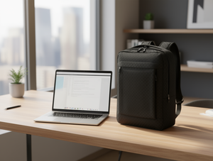 Men's <b>Laptop</b> <b>Backpack</b> Nylon 20-39L With <b>Laptop</b> Compartment For Daily Use - Product Image 2