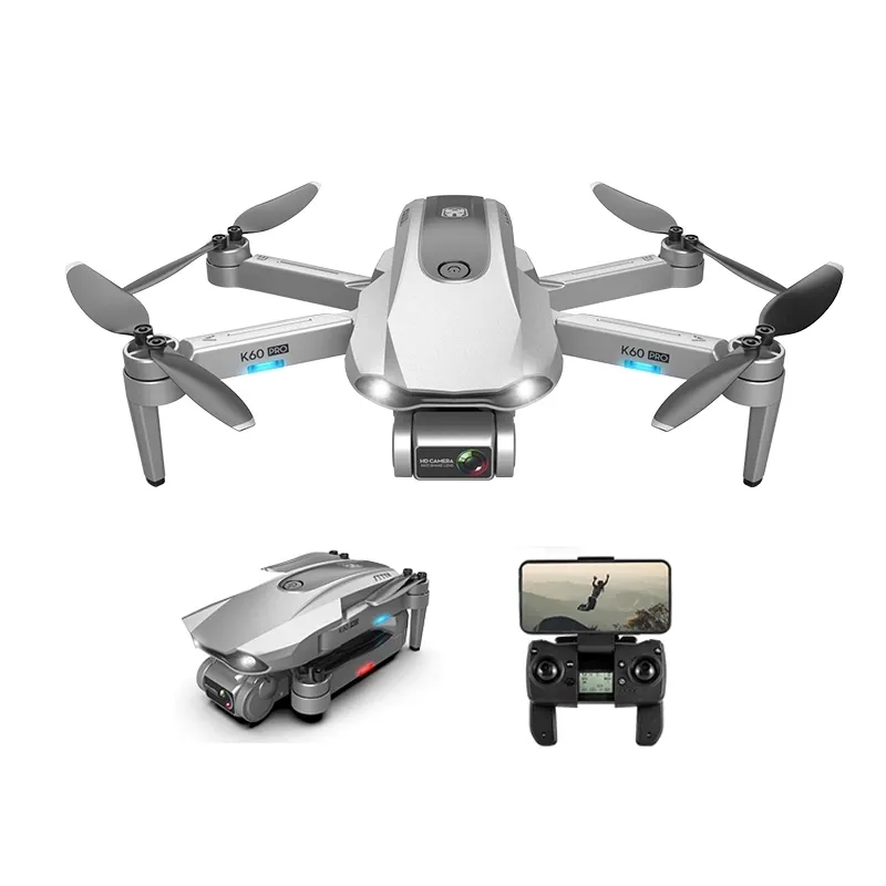Drones Mini Drone K60 PRO 6K Hd Camera Wifi Air Pressure Altitude Hold Foldable Quadcopter