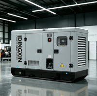Groupe électrogène diesel super silencieux 20 kVA 30 kVA, générateurs portables triphasés