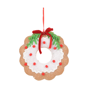 Nuova Edizione 2026: Decorazioni Natalizie Originali a Forma di Ciambella in Pan di Zenzero - Product Image 2