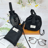 Prix usine Nylon Mesh Net Cordon Sac pour Sport Épicerie Balle Lavage Vêtements Chaussures Lunettes Cadres Promotion Utilisation