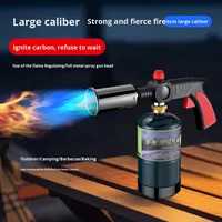 Lampe torche à gaz propane portative de haute qualité, flamme réglable, pistolet à flamme propane, lance-flammes pour pique-nique en plein air