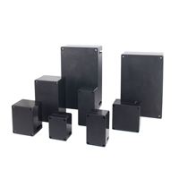 Boîte de jonction anti-explosion Saipwell SW-MC noire en SMC/fibre de verre IP66 avec bande d'étanchéité en silicone pour appareils électroniques universels