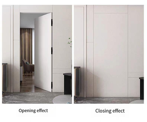 مفصلات متقاطعة لأبواب غير مرئية مزدوجة الفتح مفصلات مخفية قابلة للتعديل للأبواب الداكنة الخشبية والقابلة للطي - Product Image 4