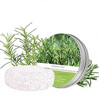 Savon Solide au Romarin pour le Commerce International – Hydratant et Tonifiant pour Cheveux Noirs, Fait Main à Base de Plantes, Parfumé