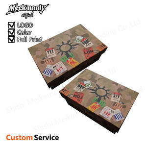 Boîtes postales noires pliantes de luxe conçues sur mesure en gros avec logo personnalisé Kraft - Product Image 2