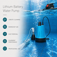 Pompe à eau sans fil à moteur sans balais de haute qualité, batterie au lithium 21V, pompe submersible pour l'irrigation des jardins, vente en gros