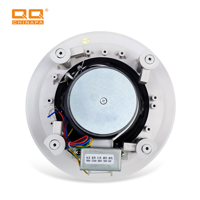 QQCHINAPA 6 Inch 30W 2-Way Coaxial Tweeter Ceiling Wall Mounted Speaker for Home Theatre,Office,School