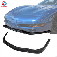 Chaoshenghang Lame avant pour Corvette C5 1997-2004, séparateur de pare-chocs avant ABS, kit carrosserie et accessoires