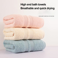 Ensembles de serviettes blanches personnalisées de luxe avec logo, douces pour le bain, l'hôtel, le salon de beauté, le spa, la barbier, serviettes 100% coton avec logo