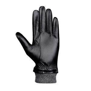 Gants d'hiver pour hommes en cuir PU de haute qualité, détection des aiguilles, design simple et décontracté pour le ski et les activités sportives de plein air - Product Image 4