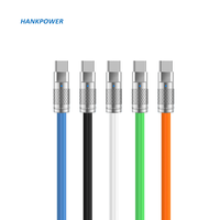 OEM usine 6A 120W USB A à Type C Micro Silicone souple charge rapide alliage de Zinc câble de données de téléphone