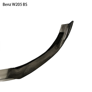 Pour Classe C W205 4DR Style Lèvre avant en fibre de carbone 2015-2021 - Product Image 6