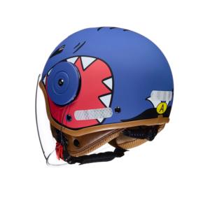 BYB/RNG requin <span class=keywords><strong>bleu</strong></span> BY-750S roman classique <span class=keywords><strong>casque</strong></span> pour enfants <span class=keywords><strong>moto</strong></span> 3/4 casquette Scooter <span class=keywords><strong>casque</strong></span> pour enfants Protection d'équitation - Product Image 4