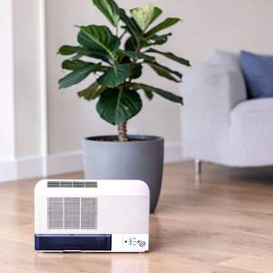 DR Portable Dehumidifier Waterproof IPX4 Bathroom Use 2.1L Tank Auto Stop Slim 17cm <b>Timer</b> Remote - Product Image 1