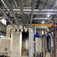 Ligne de peinture électrostatique à poudre économique et peu encombrante pour les solutions de production en grande série