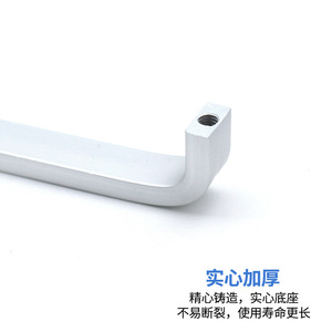 Aluminum Alloy Cabinet Handles Bar Shape Modern Durable Surface Decoration 301 Aluminum Handle For Cabinet Drawer <b>Wardrobe</b> Door - Product Image 3