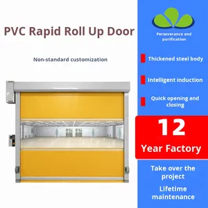 Hiện đại tự động cảm biến điện PVC nhanh chóng Con lăn màn trập cửa cho hội thảo phòng sạch - Product Image 4