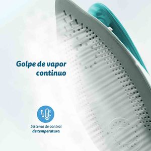 Ferro da stiro elettrico Grunkel 900W, ferro da stiro a vapore da viaggio con piastra antiaderente, blu - Product Image 4
