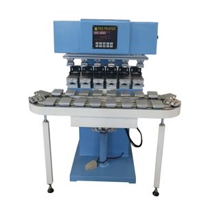 6-Color Semi-Automatic Rotary <b>Pad</b> <b>Printer</b> for Plastic Parts Manual Paper Label Printing New Motor Pump for Farm Engine - Product Image 1