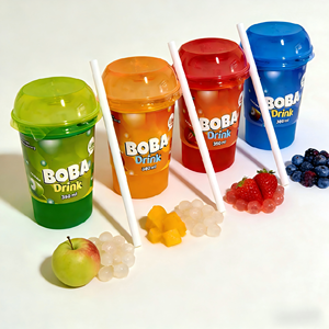 Wholesale Beverage China Supplier Private Label Juice Drink with Popping Ball