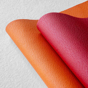 Vente en gros de cuirs PU à motif de litchi Feuilles de similicuir PU souple en similicuir lasérisable pour chaussures - Product Image 4