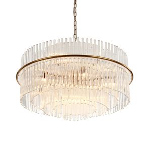 Lustre moderne <span class=keywords><strong>en</strong></span> cristal, luminaire suspendu <span class=keywords><strong>en</strong></span> cristal de verre, barre <span class=keywords><strong>en</strong></span> verre, lustre de luxe, éclairage moderne pour hôtel 5 étoiles - Product Image 1