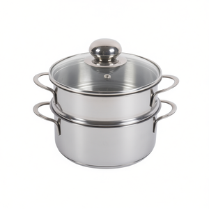 KARL KRGER หม้อนึ่งสแตนเลส 3.6 ลิตร 20 ซม. พร้อมฝาปิดสำหรับมันฝรั่งและผัก - Product Image 2