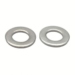 Rondelle d'étanchéité plate en acier M8, nylon, caoutchouc et plastique, rondelles trempées pour applications médicales, noires - Product Image 1
