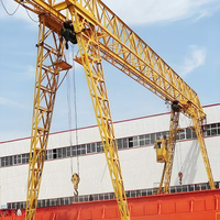 Chine Prix d'usine MH Truss Type Rail monté sur le voyage 5 tonnes 10 tonnes 15 tonnes 16 tonnes 20 tonnes 25 tonnes Prix des grues à portique à faisceau unique